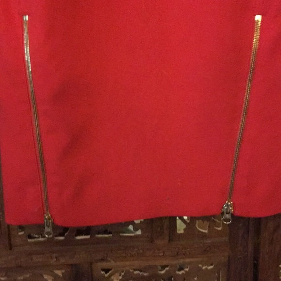 J Crew double zip shift dress in red - Picture 4 of 5